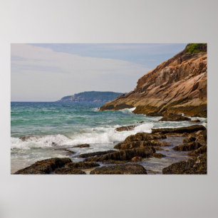 Póster Poster de la orilla del Acadia