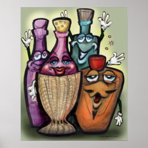 Póster Poster de la pandilla de cócteles