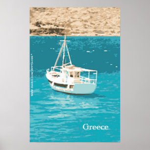 Póster Poster de la pared de Grecia