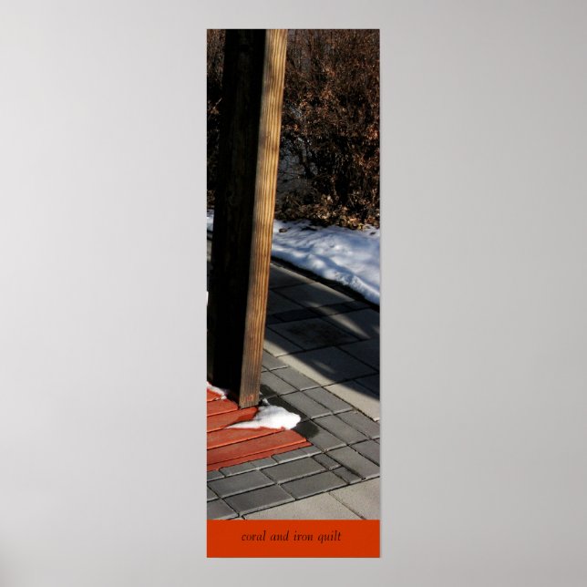 Póster Poster de la pila de corales y hierro (Frente)