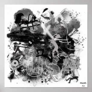 Póster Poster de la pintada