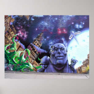 Póster Poster de la pintada de Montreal