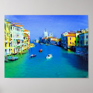 Póster Poster de la pintura de Venecia