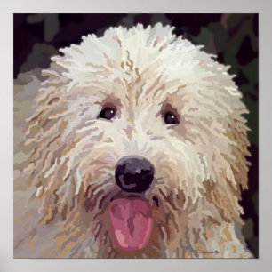 Póster Poster de la pintura del Doodle