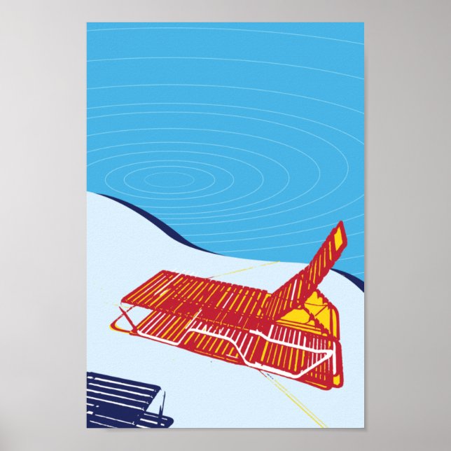 Póster Poster de la piscina Miami Beach Lounge (Frente)