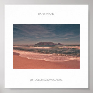 Póster Poster de la playa de la montaña de la Mesa de Ciu