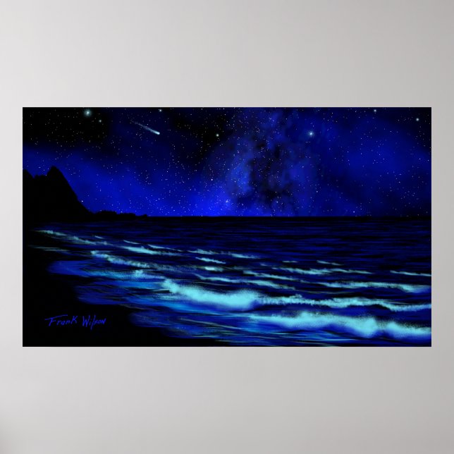 Póster Poster de la playa de Túneles Kauai (Frente)