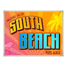 POSTER DE LA PLAYA DEL SUR