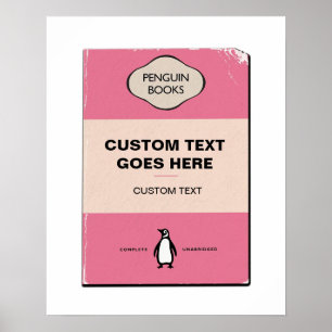 Póster Poster de la portada del libro del pingüino person
