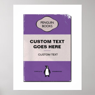 Póster Poster de la portada del libro del pingüino person