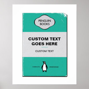 Póster Poster de la portada del libro del pingüino person
