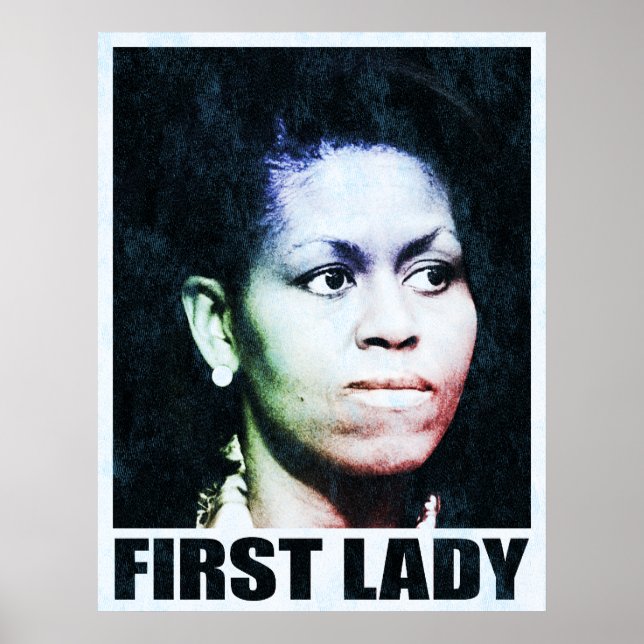 Póster Poster de la Primera Dama Michelle Obama (Frente)
