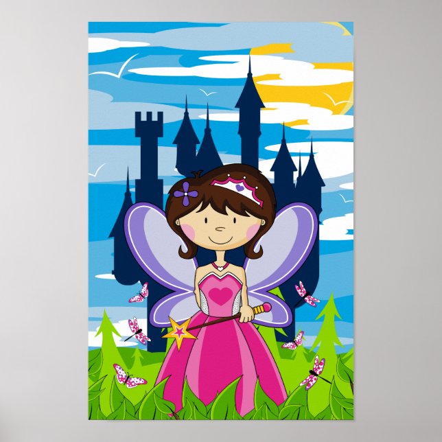 Póster Poster de la princesa de hadas (Frente)