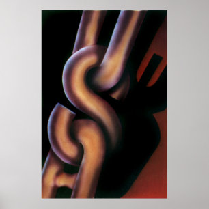 Póster Poster de la propaganda de las cadenas de los