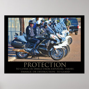 Póster Poster de la protección