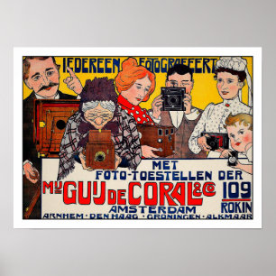 Póster Poster de la publicidad de Affiche - cámaras 1901