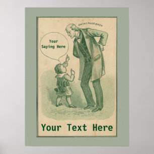 Póster Poster de la publicidad de la quiropráctica del