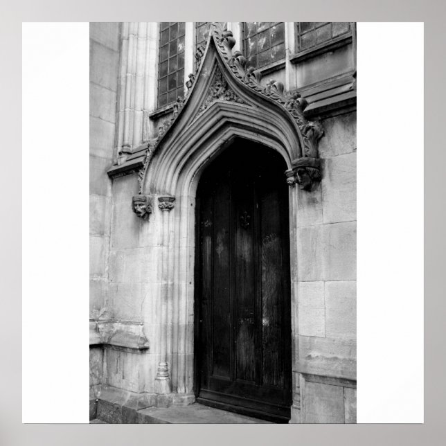 Póster Poster de la puerta de la catedral (Frente)