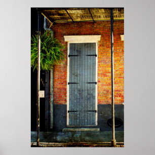Póster Poster de la puerta de Nueva Orleans