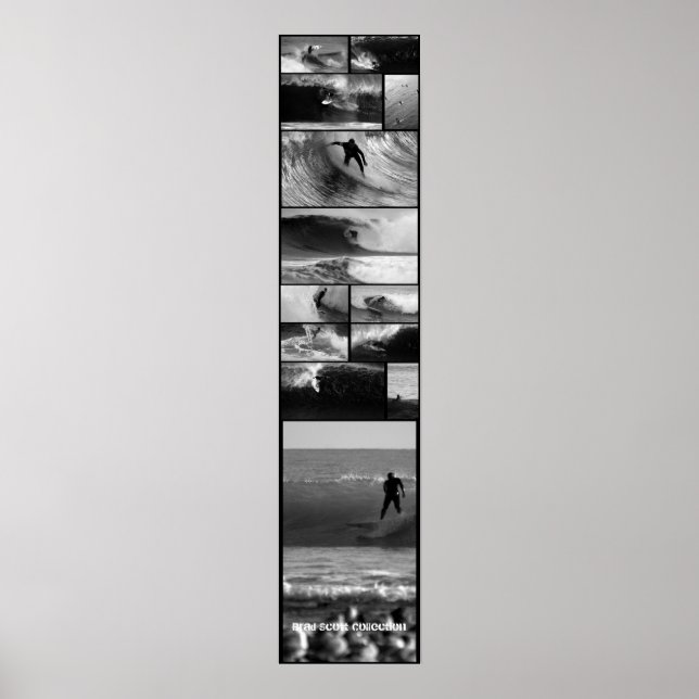 Póster Poster de la Puerta de Surf Big Wave (Frente)