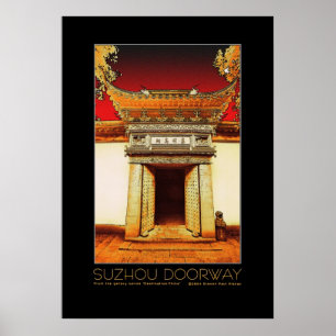 Póster Poster de la Puerta de Suzhou