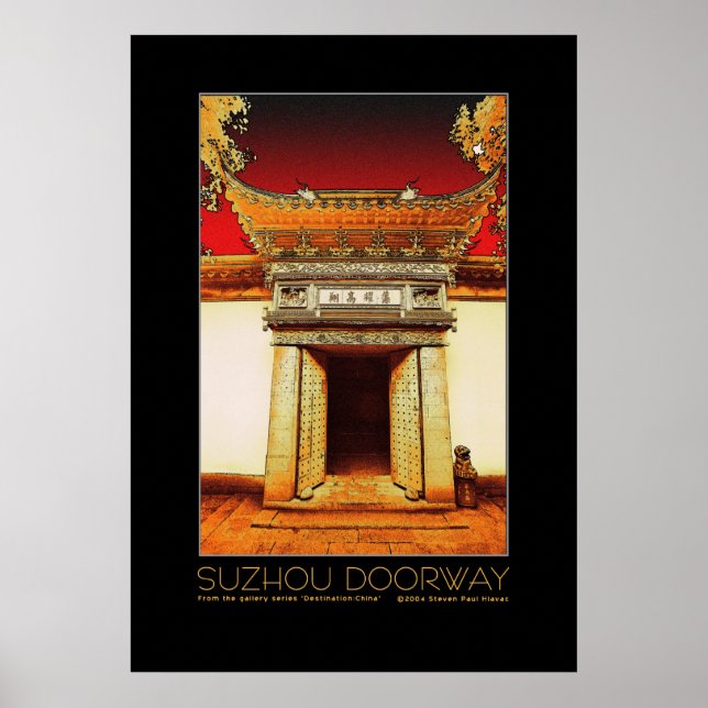 Póster Poster de la Puerta de Suzhou (Frente)