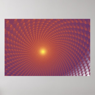 Póster Poster de la puesta del sol