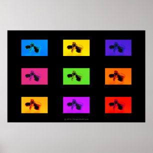 Póster Poster de la quiropráctica: Miedo de las vértebr