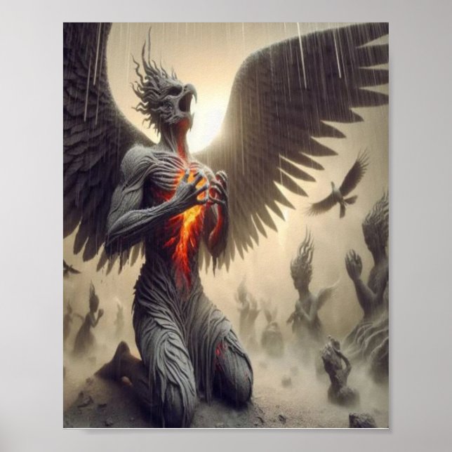 Póster Poster de la rabia de Pheonix (Frente)