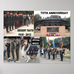 Póster Poster de la Rata del Desierto 75. Celebraciones a