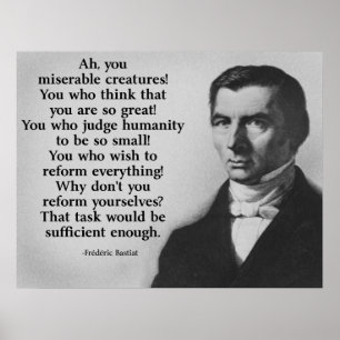 Póster Poster de la reforma de Federico Bastiat