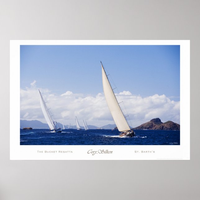 Póster Poster de la Regata del Cubo de San Barth (Frente)