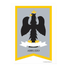 Poster de la región de Abruzzo Abruzzi Italia