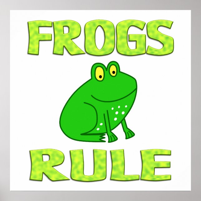 Póster Poster DE LA REGLA DE FROGS (Frente)