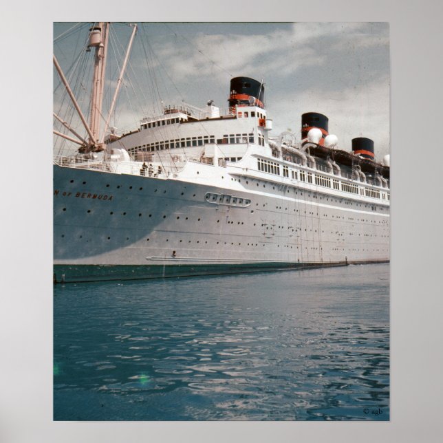 Póster Poster de la Reina de las Bermudas (Frente)