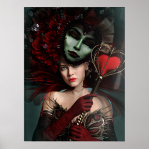 Póster Poster de la Reina de los Corazones
