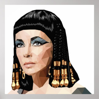 Póster Poster de la reina egipcia Cleopatra
