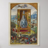 Poster de la Representación de Guerra de Vintage