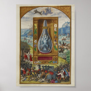 Póster Poster de la Representación de la Guerra Vieja