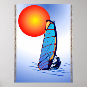 Póster Poster de la resaca del viento