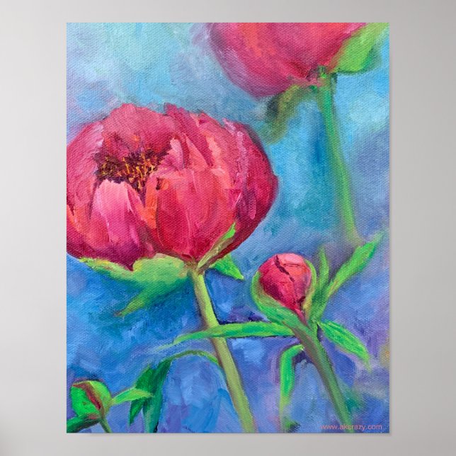 Póster Poster de la revista Alaskan Peonies Appearance Ma (Frente)