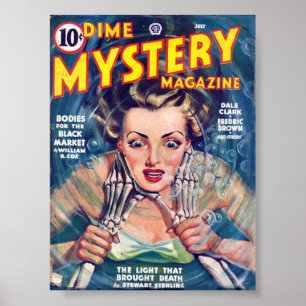 Póster Poster de la revista del misterio