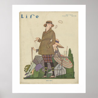 Póster Poster de la revista Vintage Life 19 de agosto de 