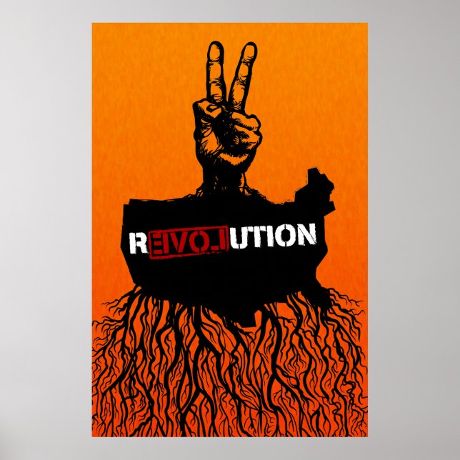 Póster Poster de la Revolución Americana (Frente)