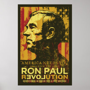Póster Poster de la revolución de Ron Paul
