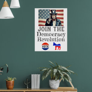 Póster Poster de la Revolución Democrática