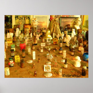 Póster Poster de la rueda de agua