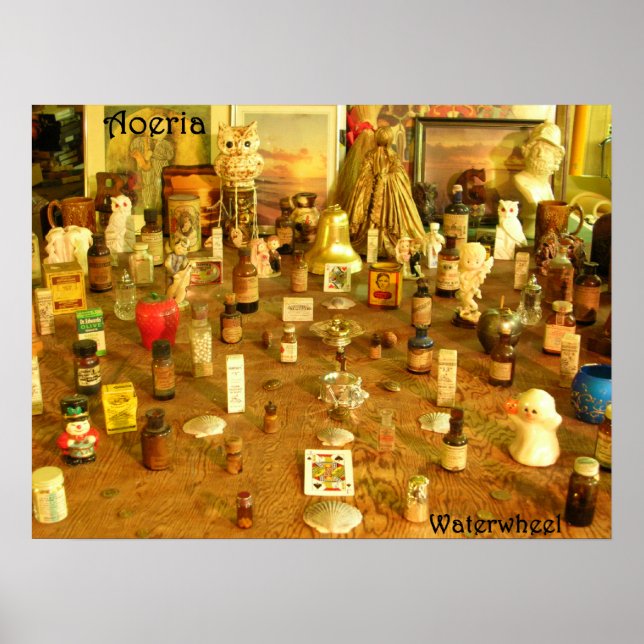 Póster Poster de la rueda de agua (Frente)