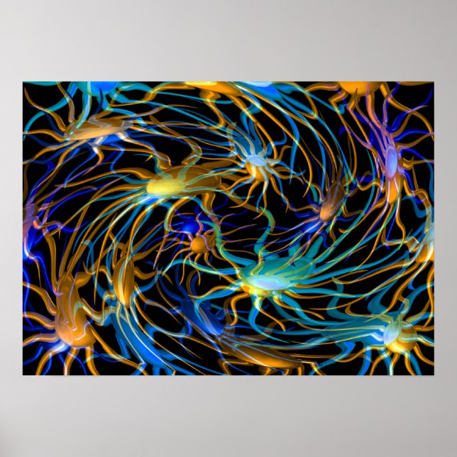 Póster Poster de la rueda espiral de Valxart (Frente)