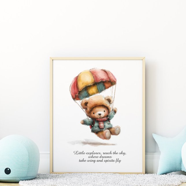 Póster Poster de la sala de guarderías del Little Teddy E (Subido por el creador)